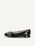 Caprice Ballerina - Schwarzes Nappaleder