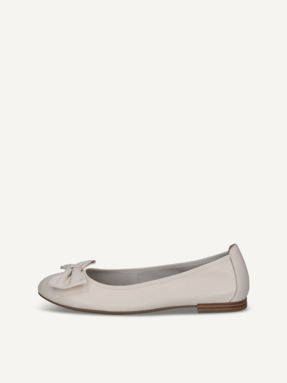 Caprice Ballerina - Vanille-Nappaleder