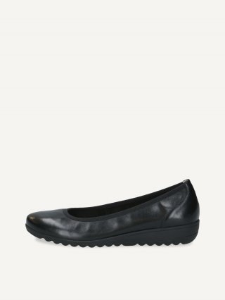 Caprice Ballerina - Schwarzes Nappa