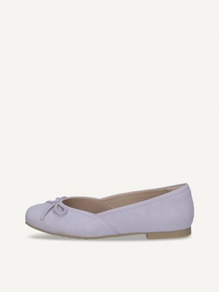 Caprice Ballerina - Lavendelfarbenes Wildleder Caprice Ballerina - Lavendelfarbenes Wildleder