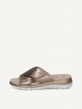 Caprice Slipper - Taupe-Metallic