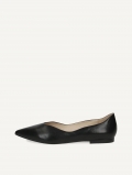 Caprice Ballerina - Schwarzes Nappaleder