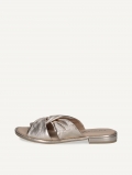 Caprice Pantolette - Platinmetall.
