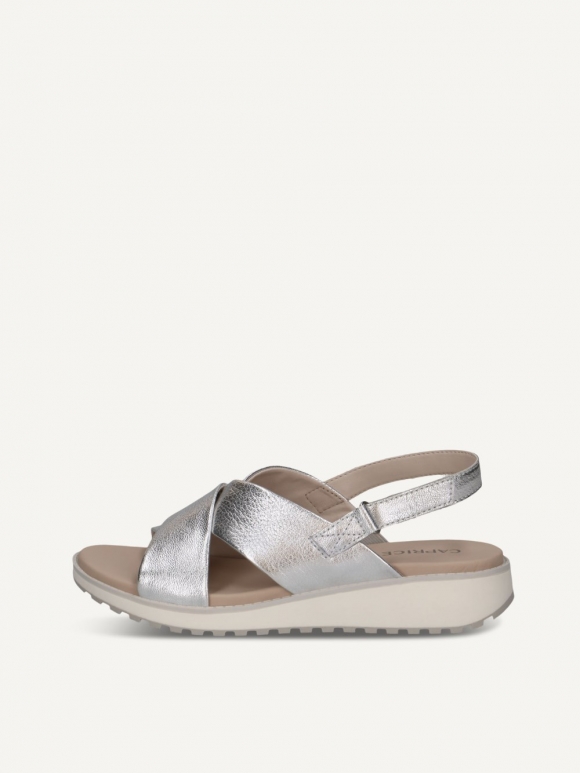 Caprice Sandale - Silber Metallic