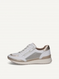 Caprice Sneaker - Weiß/Hellgold