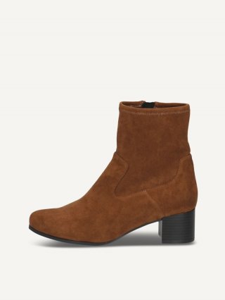 Caprice Stiefelette - Brauner Stretch