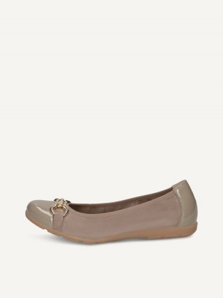 Caprice Ballerina - Schlammfarbener Kamm