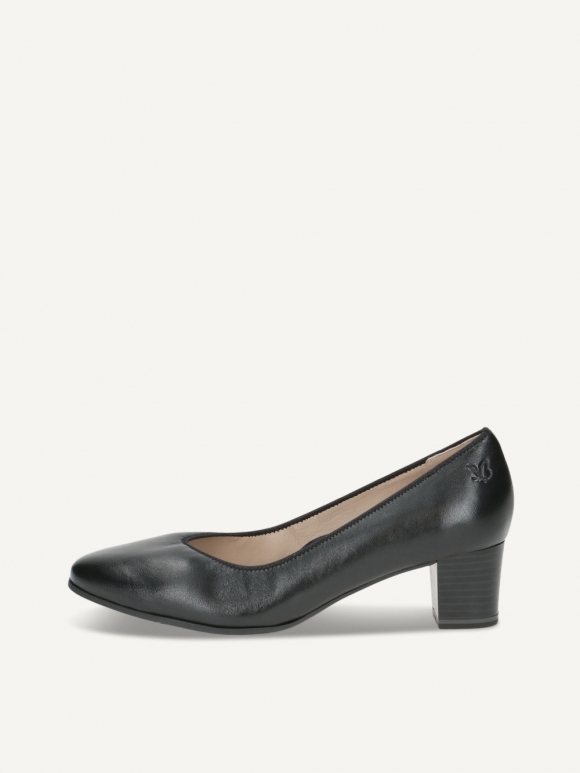 Caprice Pumps - Schwarzes Nappaleder