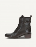 Caprice Stiefelette - Dunkelbraunes Nappa