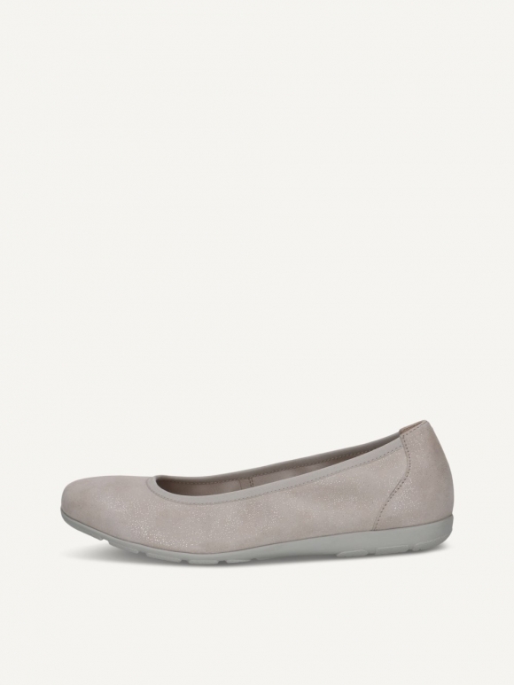 Caprice Ballerina - Hellgrauer Glitzer