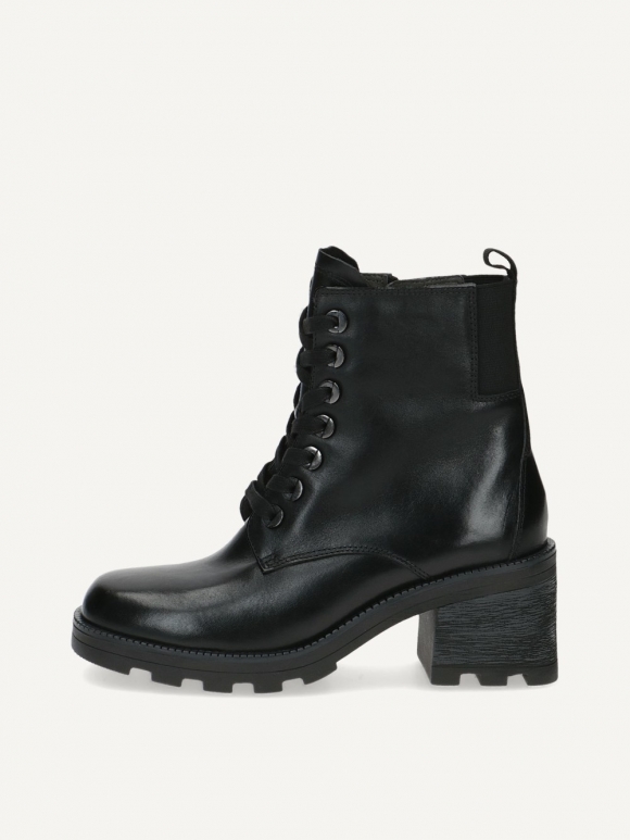Caprice Stiefelette - Schwarzes Nappaleder