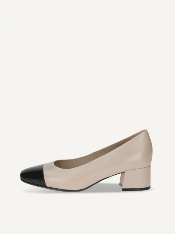 Caprice Pumps - Beige/Schwarz