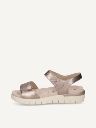 Caprice Sandale - Taupe-Metallic