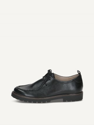 Caprice Halbschuh - Schwarzes Nappaleder