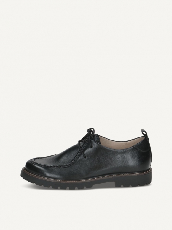 Caprice Halbschuh - Schwarzes Nappaleder