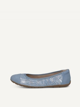Caprice Ballerina - Blauer Kamm