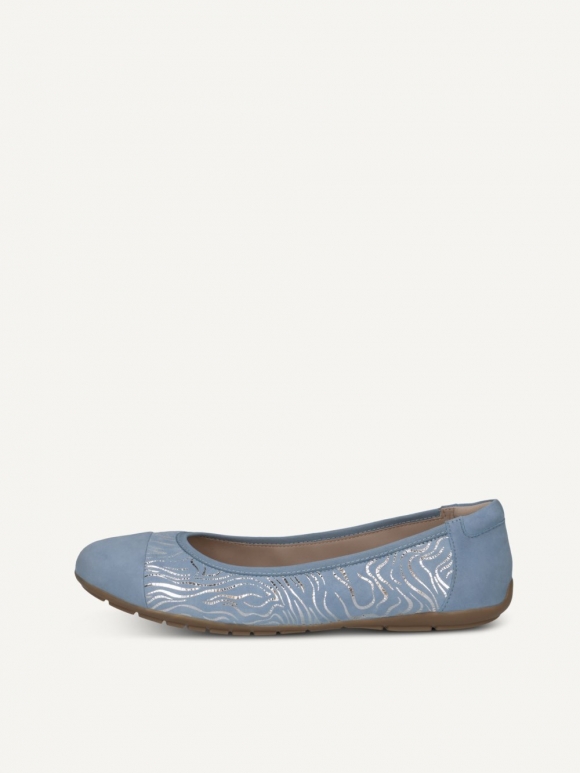 Caprice Ballerina - Blauer Kamm