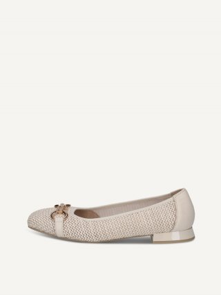 Caprice Ballerina - Cremefarbener Kamm