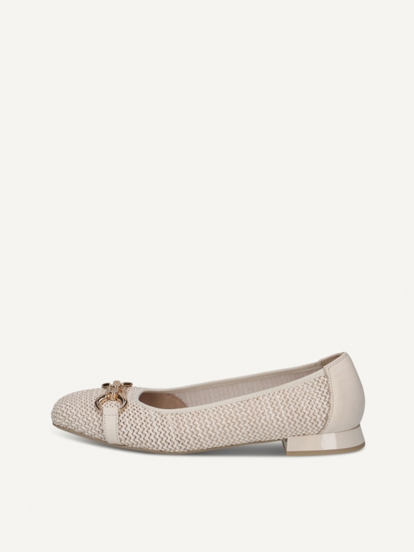 Caprice Ballerina - Cremefarbener Kamm