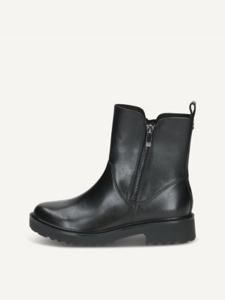 Caprice Stiefelette - Schwarzes Nappaleder