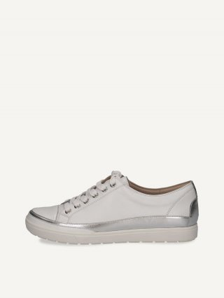 Caprice Sneaker - Weißes Nappa Co