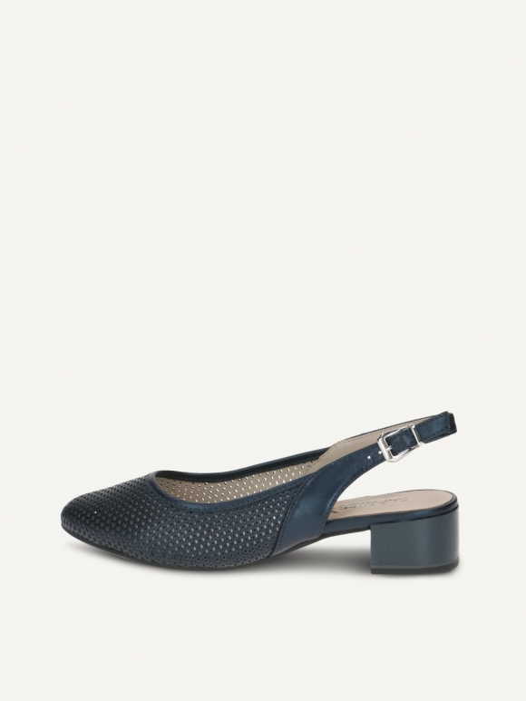 Caprice Slingpumps - Marineblau-Perlato