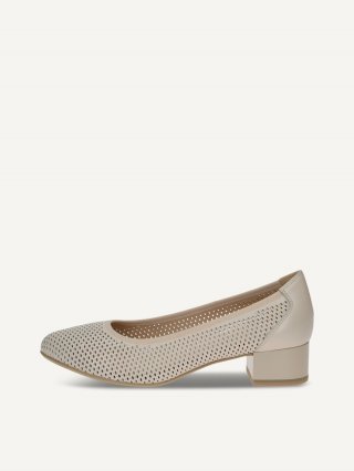 Caprice Pumps - Creme-Nappa