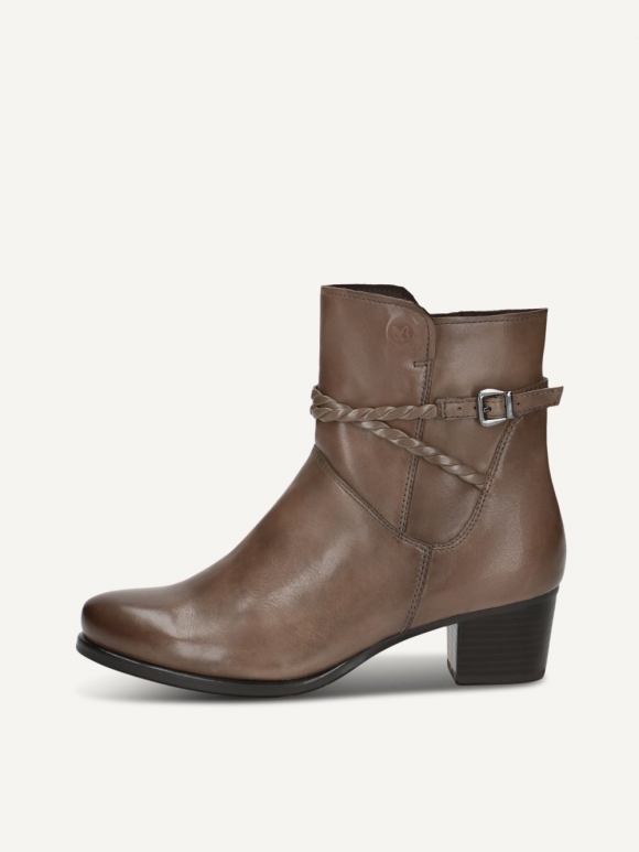 Caprice Stiefelette - Taupe-Nappaleder