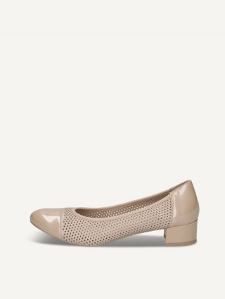 Caprice Pumps - Beiger Kamm