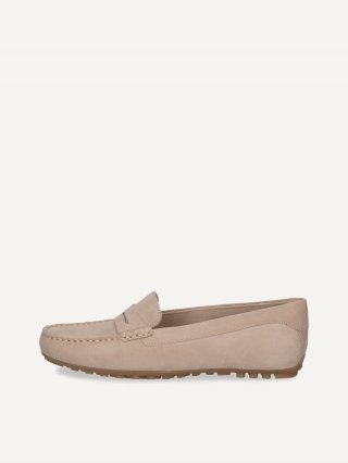 Caprice Moccassin - Sand Wildleder
