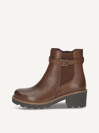 Caprice Stiefelette - Cognac-Nappa