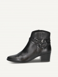Caprice Stiefelette - Schwarzes Nappaleder