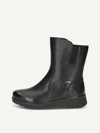 Caprice Stiefelette - Schwarzes Nappaleder