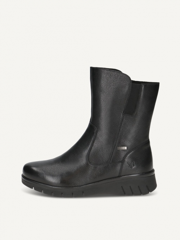 Caprice Stiefelette - Schwarzes Nappaleder