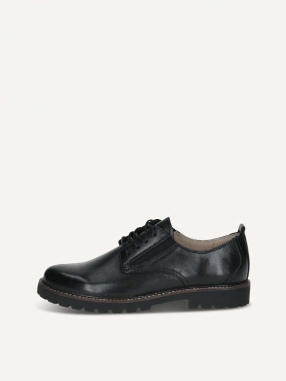 Caprice Halbschuh - Schwarzes Nappaleder