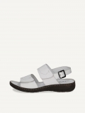 Caprice Sandalette - Weißes Nappaleder