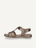 Caprice Sandalette - Taupemetallic-Kammleder