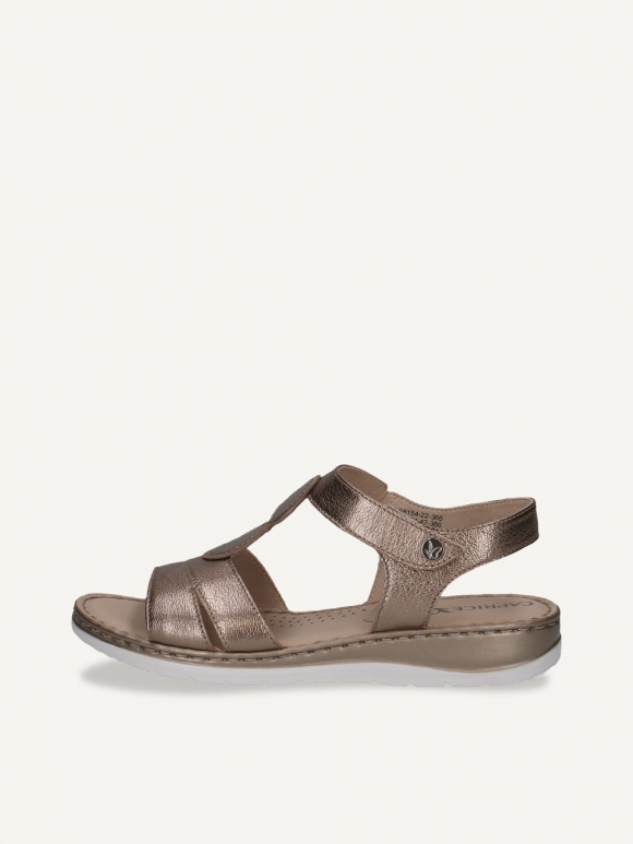 Caprice Sandalette - Taupemetallic-Kammleder