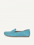 Caprice Moccassin - Blaues Wildleder