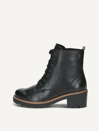 Caprice Stiefelette - Schwarzes Nappa