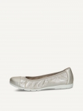 Caprice Ballerina - Taupe Metallic