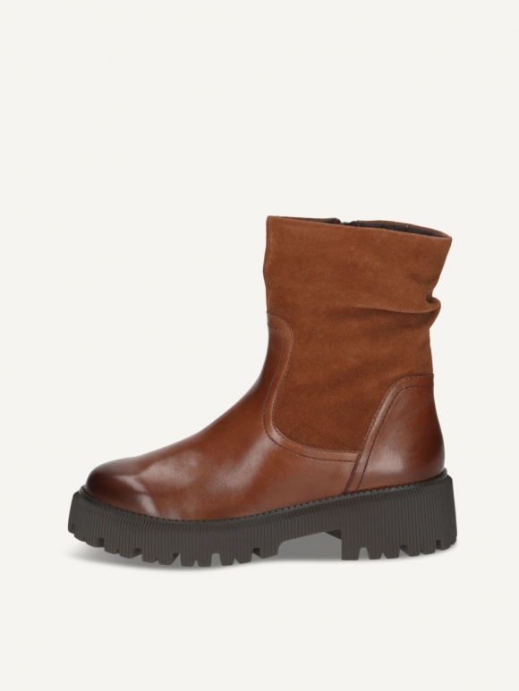 Caprice Stiefelette - Cognacfarbener Kamm