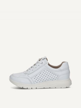 Caprice Sneaker - Weißes Rehleder