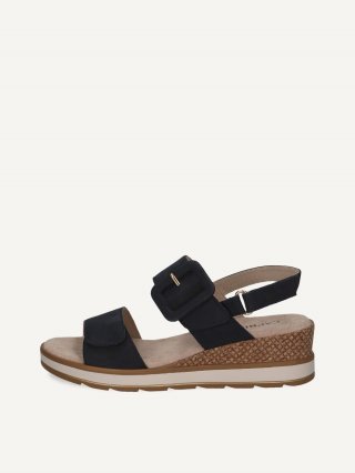 Caprice Sandalette - Ozean Nubuk