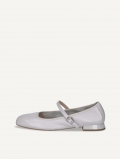 Caprice Ballerina - Hellblaues Perlmuttleder