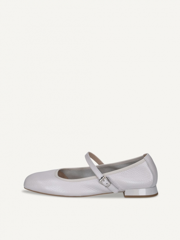 Caprice Ballerina - Hellblaues Perlmuttleder