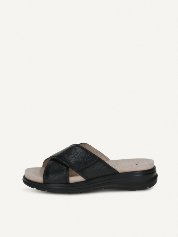 Caprice Slipper - Schwarzes Nappa
