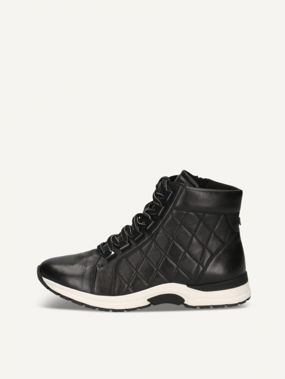 Caprice Stiefelette - Schwarzes Nappaleder