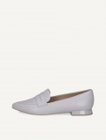 Caprice Slipper - Hellblaues Perlmuttleder