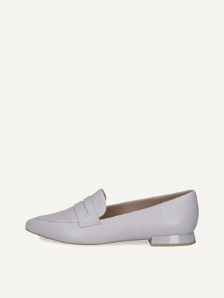 Caprice Slipper - Hellblaues Perlmuttleder
